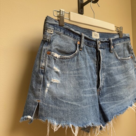 Citizens of Humanity Annabelle Denim Cutoff Shorts - Picture 5 of 14
